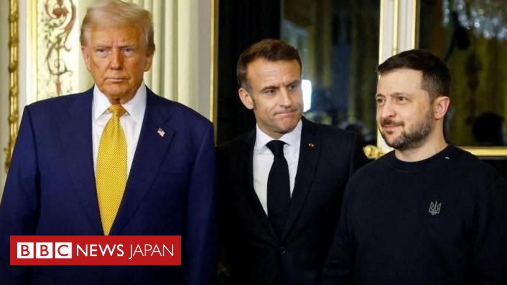 トランプ氏、英仏首脳はウクライナでの戦争終結のために「何もしていない」 - BBCニュース