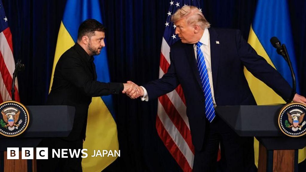 トランプ氏とゼレンスキー氏が会談、和平案で進展と 「難しい問題」が