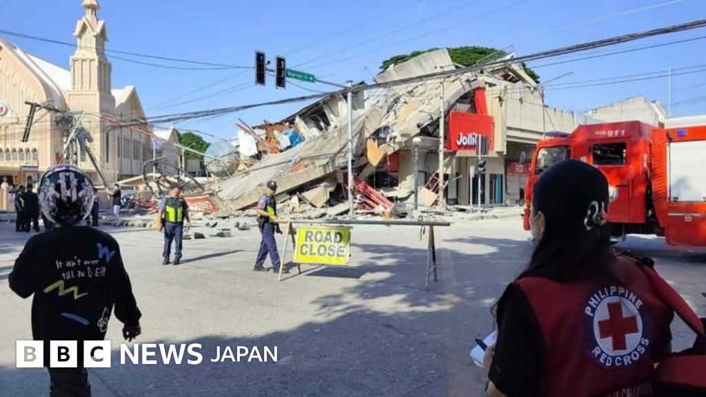BBCニュース - フィリピン南部沖で地震、沿岸部で複数の建物倒壊　日本でも津波注意報
