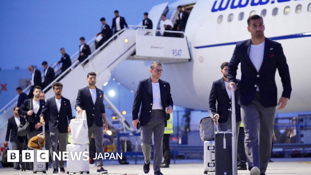 BBCニュース - 【2026年サッカー男子W杯】 イラン代表チーム、メキシコに到着　米国とビザ問題で揺れるなか