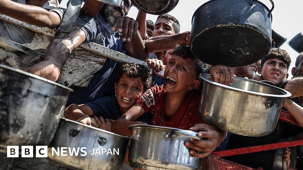 BBC.comのニュース記事「ガザで飢饉が「進行中」、国連支援の専門家ら警告 「最悪のシナリオ」」の画像