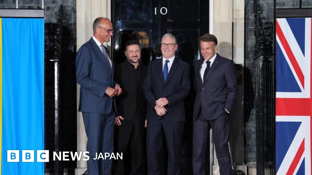 BBCニュース - ウクライナ支える英仏独首脳、ロシアとの和平協議に5条件示す