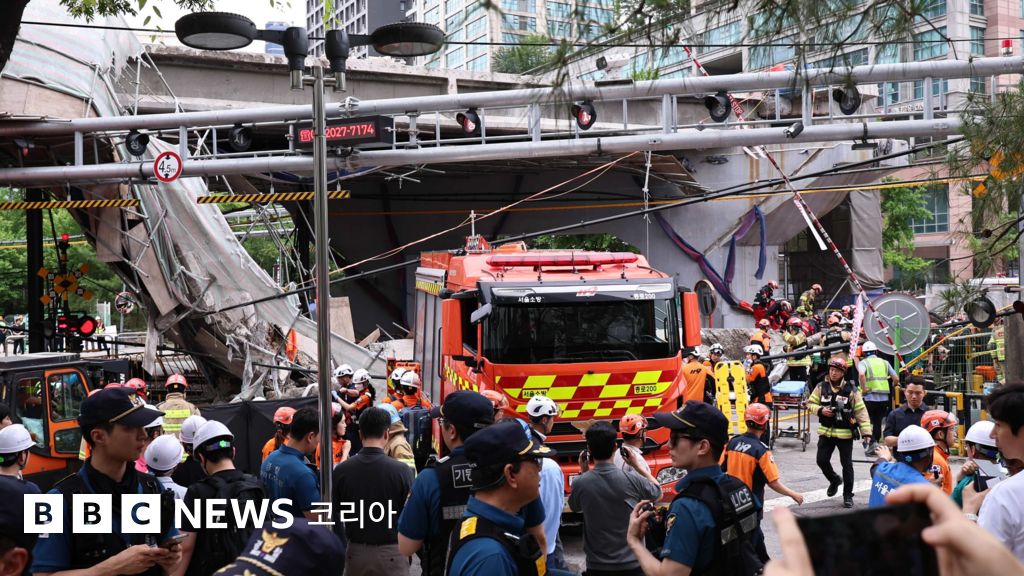 서울 서소문 고가차도 철거 현장서 붕괴 사고로 사망자 발생