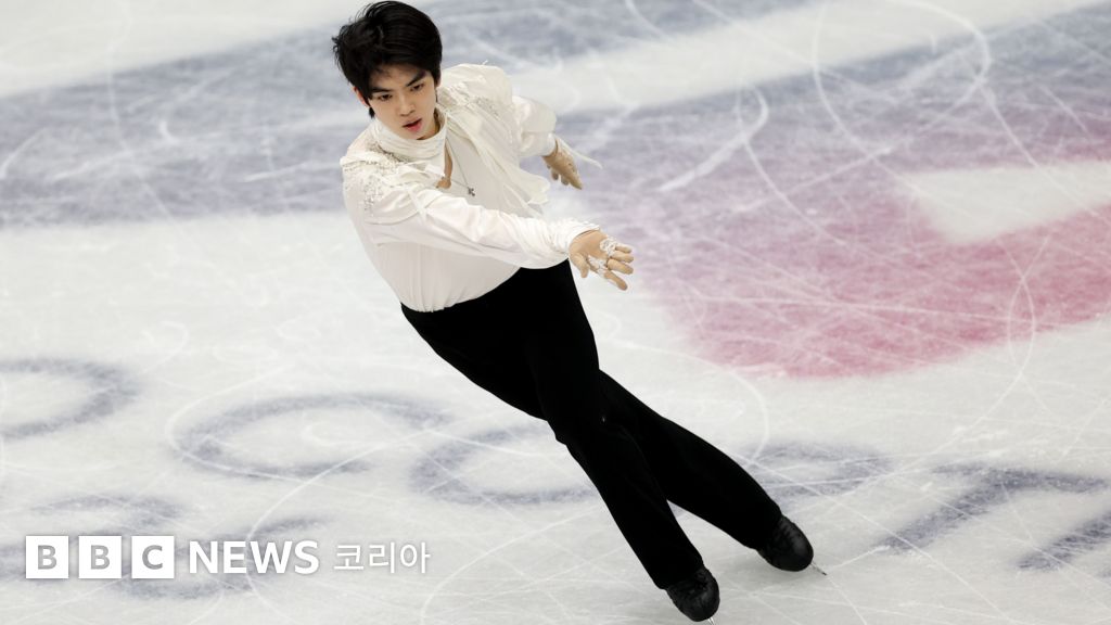 피겨스케이팅 차준환 경기 사진