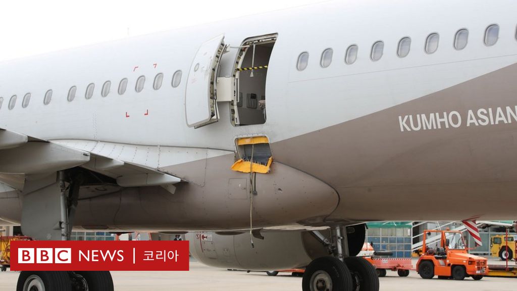 아시아나 항공기, 문 열린 채 대구공항 착륙...30대 남성 조사 중 BBC News 코리아