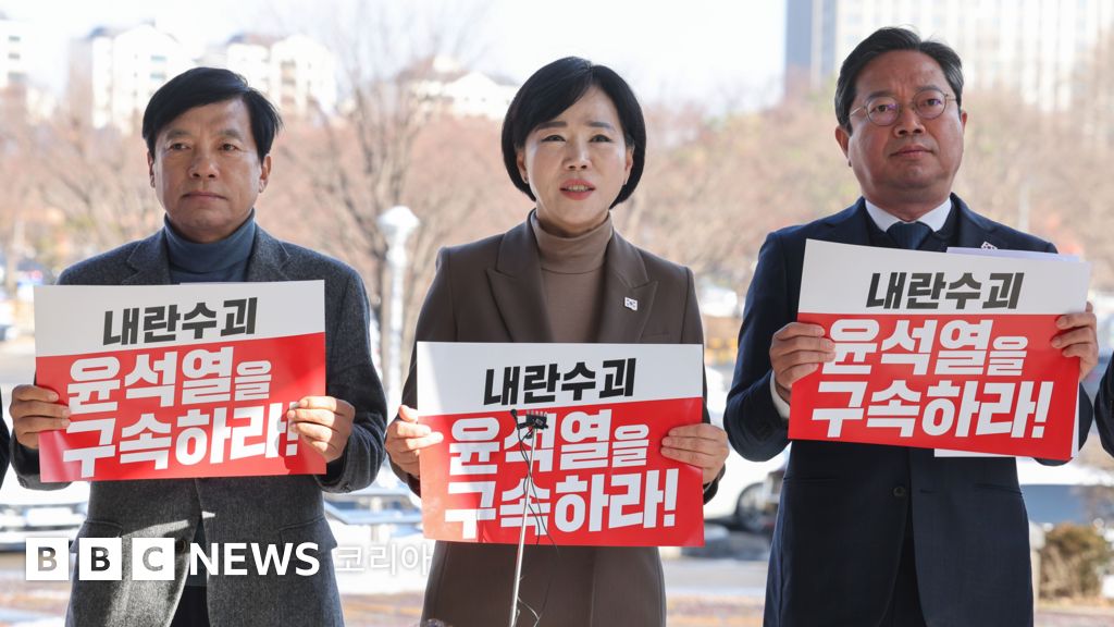 민주당, ‘윤석열 체포’에 총력전…공수처, 주말 재집행 나설까 - BBC News 코리아