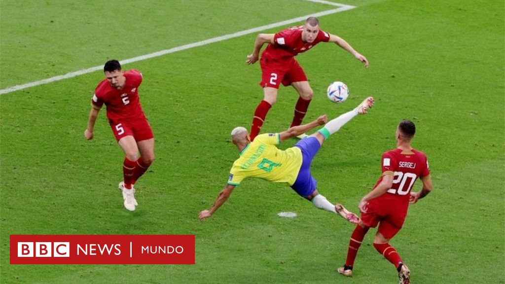 Mundial: Richarlison mete el mejor gol en lo que va de Qatar 2022 en el triunfo de Brasil sobre Serbia por 2-0