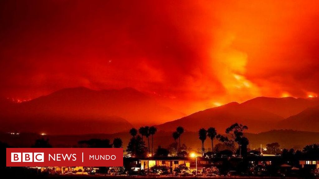 Las impresionantes imágenes de los incendios forestales en California