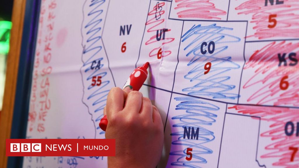 Elecciones en Estados Unidos el mapa que muestra los resultados de las