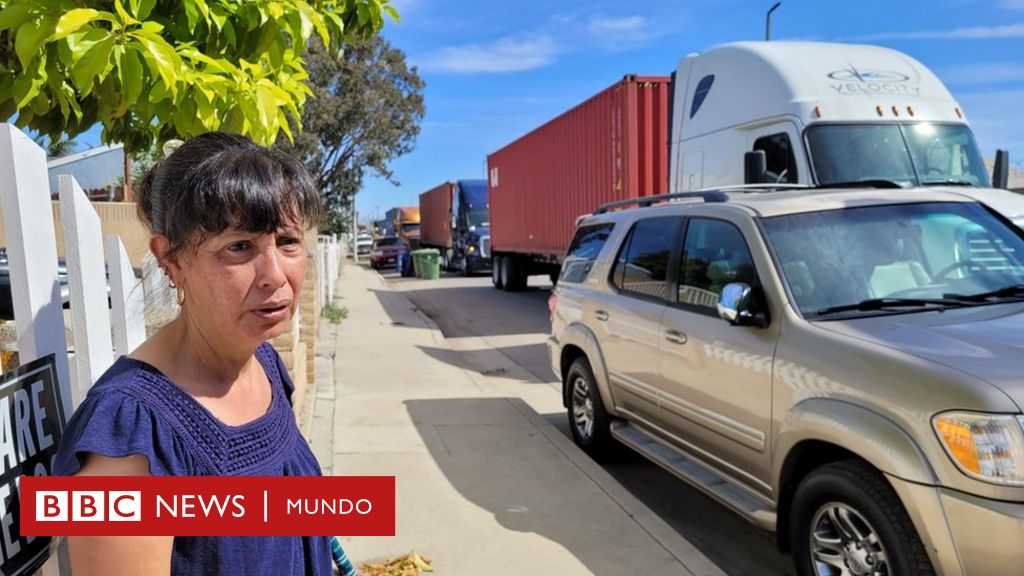 Desperation in Wilmington, the Latino neighborhood of Los Angeles flooded with trucks and containers due to the crisis in supply chains