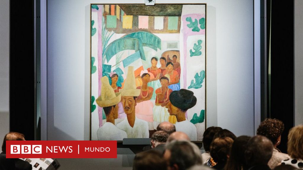 La pintura de Diego Rivera que rompió el récord en subasta para una obra latinoamericana (y superó a Frida Kahlo) - BBC News Mundo