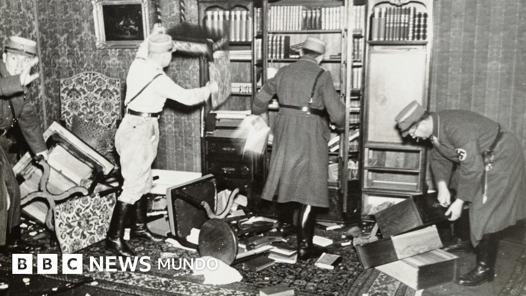La Noche de los Cristales Rotos: las imágenes inéditas del horror causado por los nazis