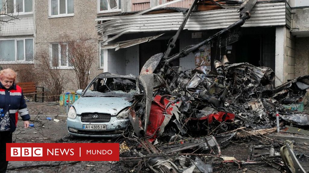 17 people, including Ukraine’s interior minister, were killed when a helicopter crashed near a kindergarten in Kyiv.