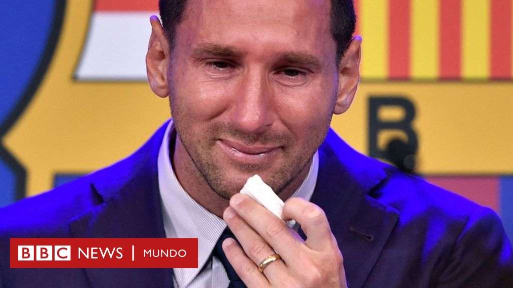 Messi Says Goodbye Between Tears Of Barcelona Archyworldys 4409