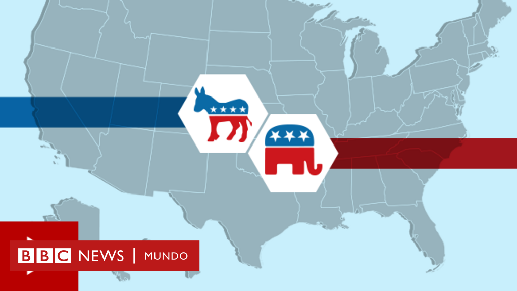 Elecciones en Estados Unidos el mapa interactivo con los resultados de