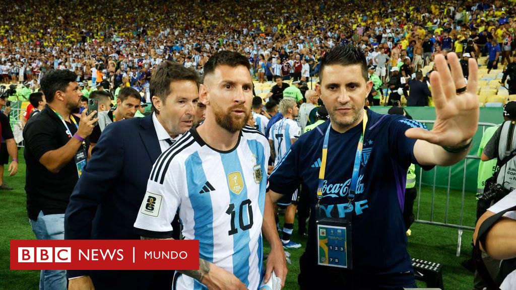 Los disturbios en el Maracaná que llevaron a Messi a sacar a los jugadores de la selección argentina del campo de juego