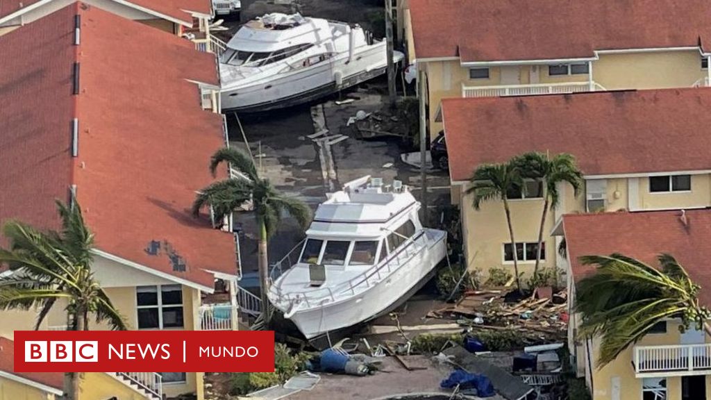 Los destrozos causados por el huracán Ian en Florida y Cuba