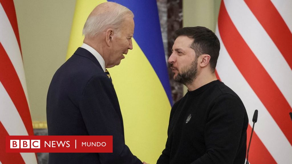 Guerra en Ucrania | "Putin estaba totalmente equivocado": la sorpresiva visita de Joe Biden a Kyiv días antes del primer aniversario de la invasión rusa