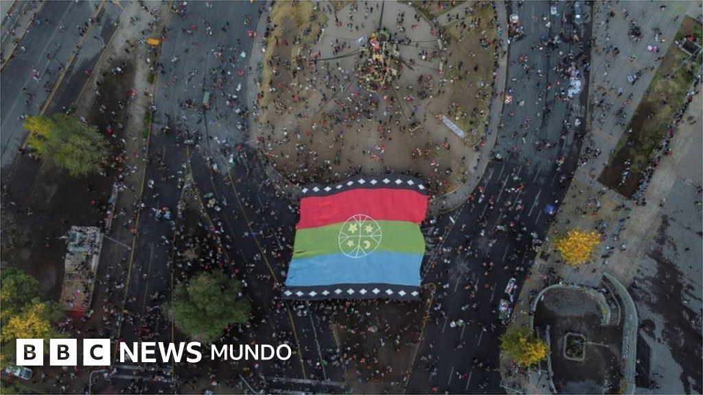 Plebiscito en Chile qué significa la bandera mapuche con la que muchos