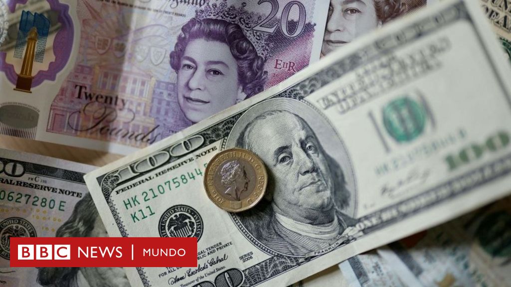 La libra esterlina cae a su nivel más bajo frente al dólar desde 1985