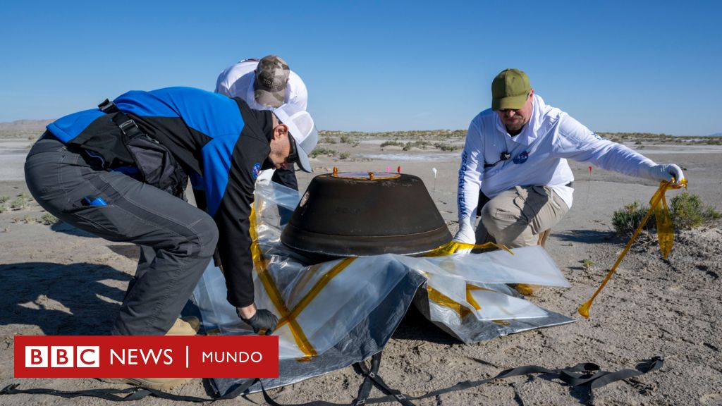 Bennu: la extraordinaria misión de la Nasa que regresó a la Tierra con muestras de un meteorito gigante (y cómo pueden ayudar a descifrar el origen de la vida) - BBC News