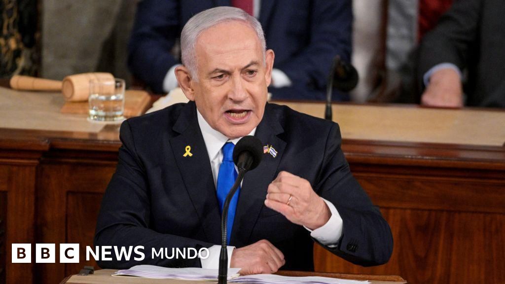 ネタニヤフ首相：自国に抗議する人々に対する米議会でのイスラエル首相の挑戦的なメッセージ