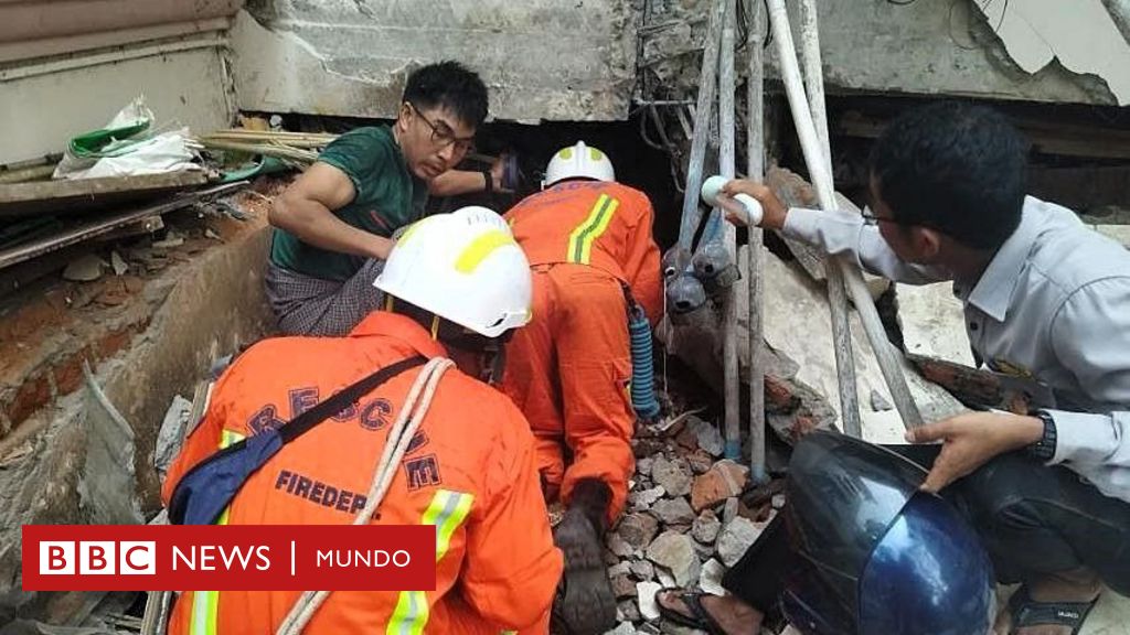 Desesperación en Myanmar tras terremoto devastador