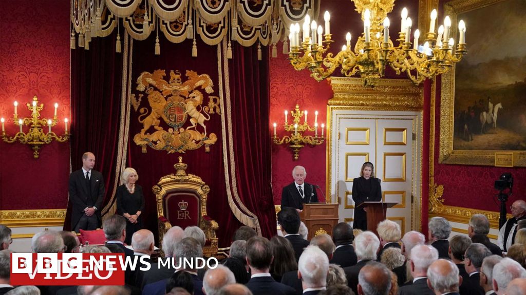 La tradicional ceremonia de proclamación del rey Carlos III que fue televisada por primera vez en la historia