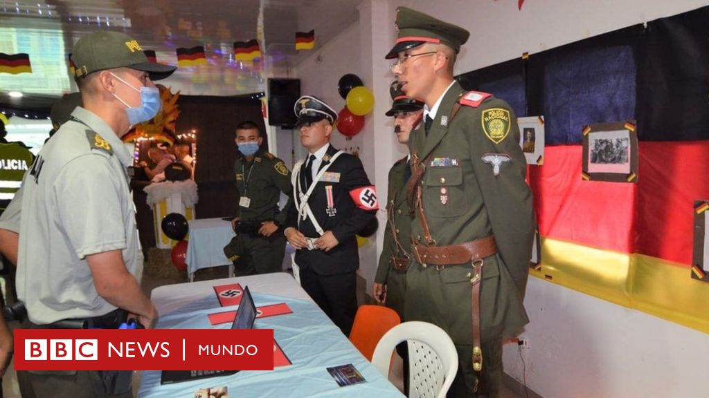 Tuluá: Skandal in Kolumbien um eine „pädagogische Veranstaltung“, bei der Polizisten Nazi-Symbole und -Kostüme trugen