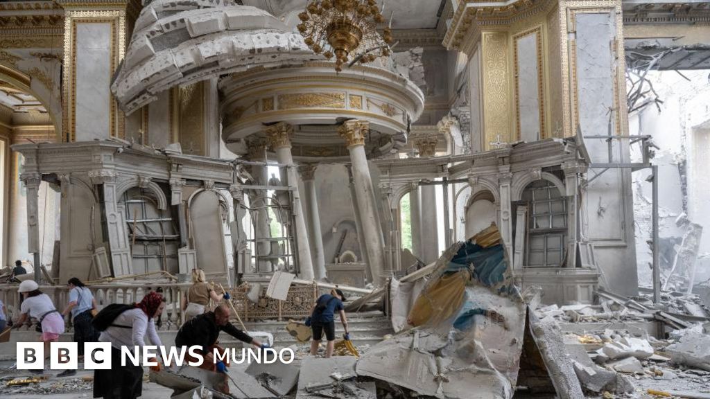 Guerra en Ucrania: los ataques rusos en Odesa destruyen histórica catedral ortodoxa