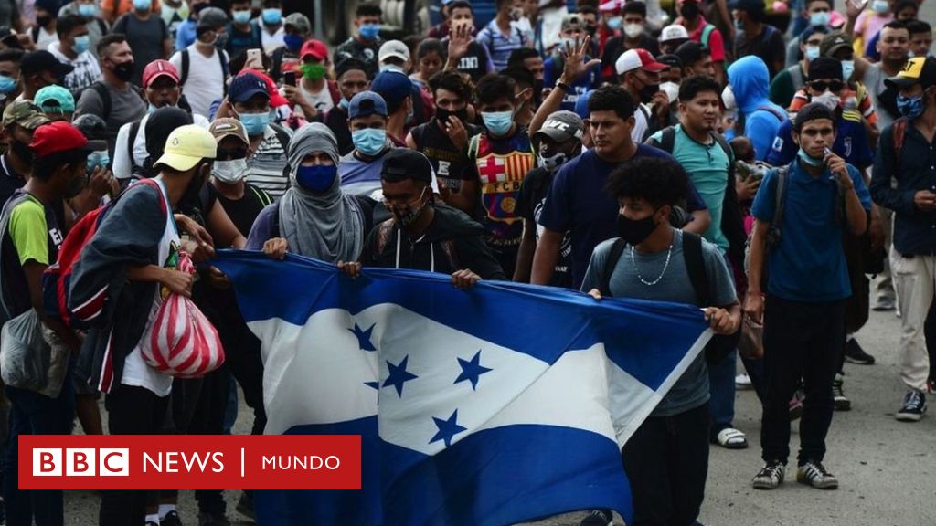 La primera caravana de migrantes en tiempos de coronavirus se