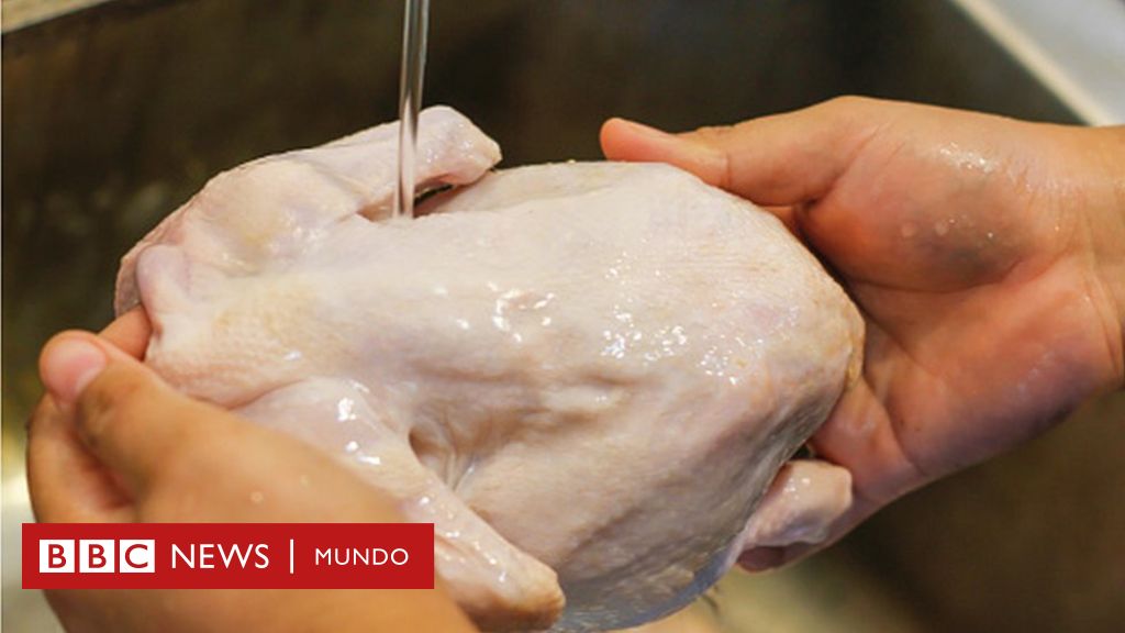 Los peligros de lavar el pollo: cómo evitar una intoxicación alimentaria -  BBC News Mundo