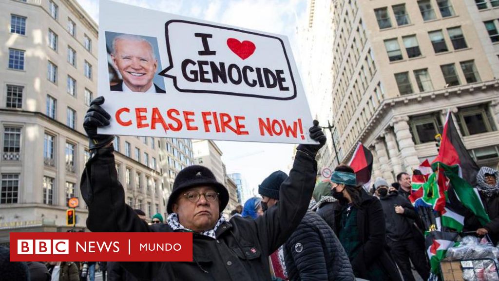 Genocide Joe": cómo las protestas en las universidades en EE.UU. muestran  que el conflicto en Gaza amenaza la reelección de Joe Biden - BBC News Mundo