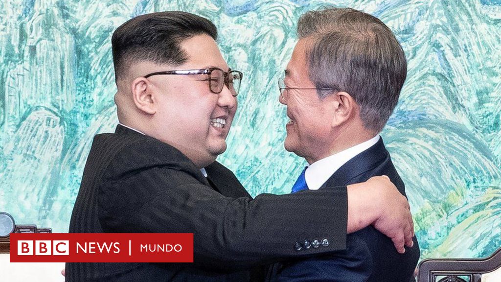 Los Líderes De Corea Del Norte Y Corea Del Sur Kim Jong Un Y Moon Jae In Se Comprometen A
