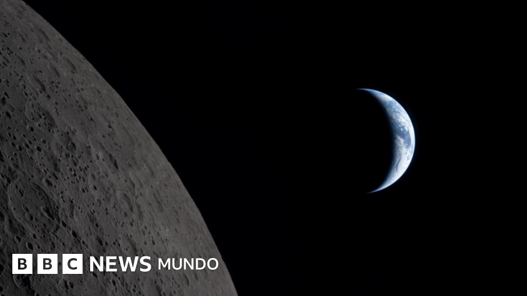 Un eclipse solar y una puesta de Tierra: las espectaculares imágenes del sobrevuelo lunar de la tripulación de Artemis II