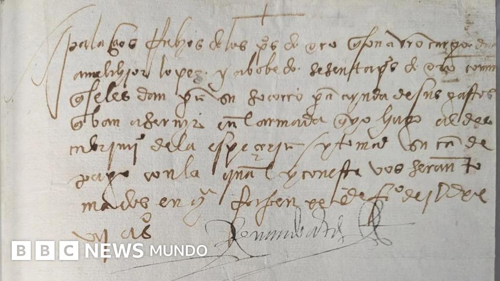 El documento de 500 años de antigüedad firmado por Hernán Cortés que el FBI devolvió a México