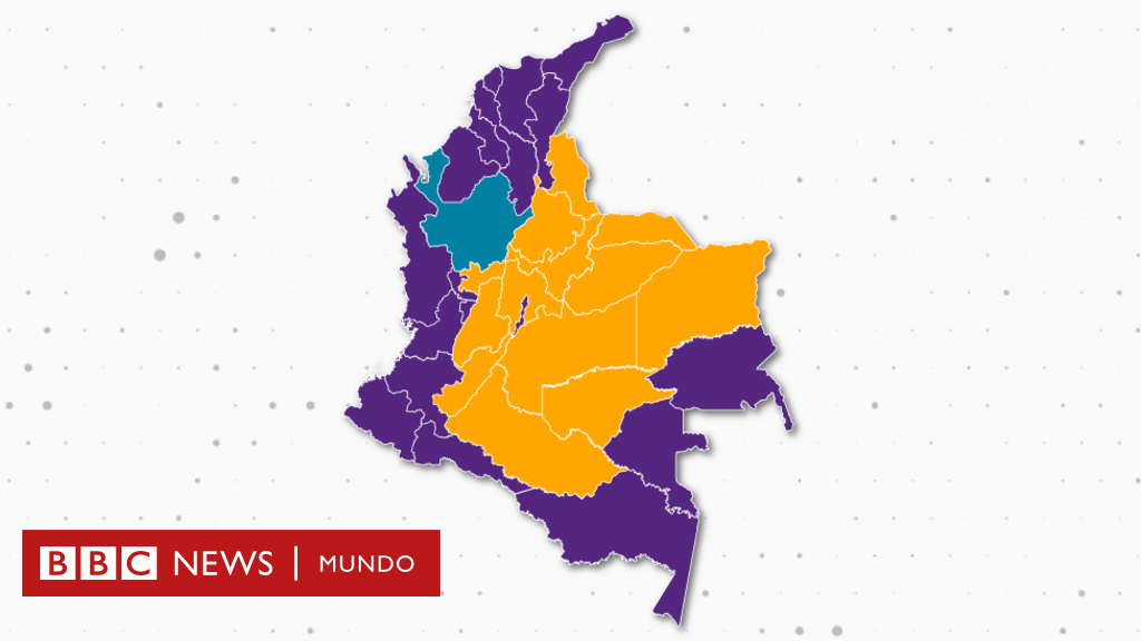 Petro vs Hernández: el mapa que muestra cómo se repartieron los votos en las elecciones en Colombia