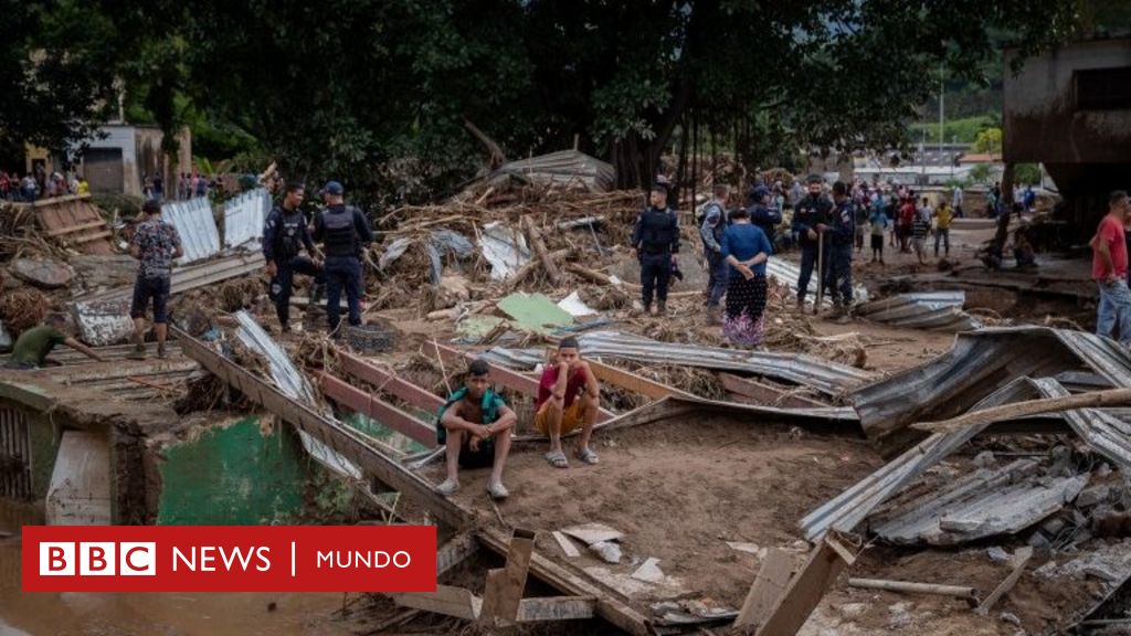 Las Tejerías: las imágenes del letal deslave tras las lluvias torrenciales en Venezuela