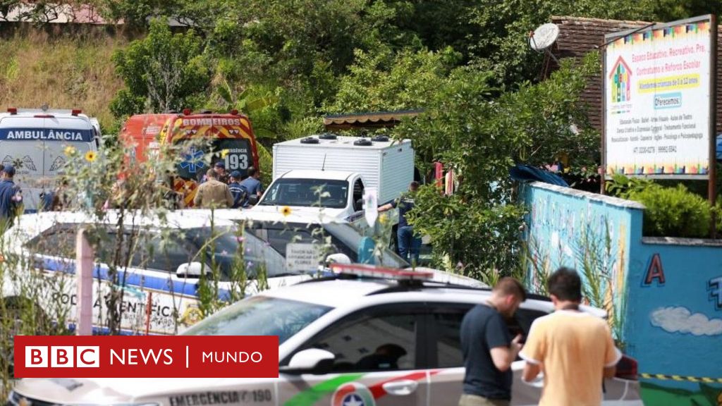Un hombre mata a 4 niños con un hacha en un ataque a una guardería en Brasil