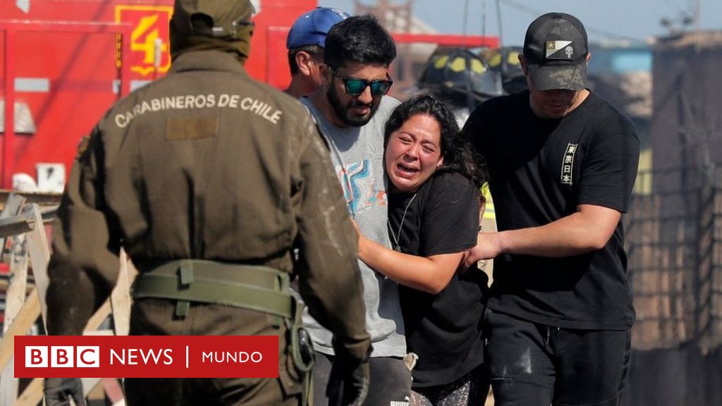Incendio en Viña del Mar Chile decreta el estado de emergencia por un