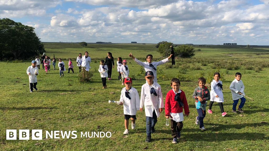 La pequeña escuela rural de Uruguay que ofrece una lección en un país con crisis de agua