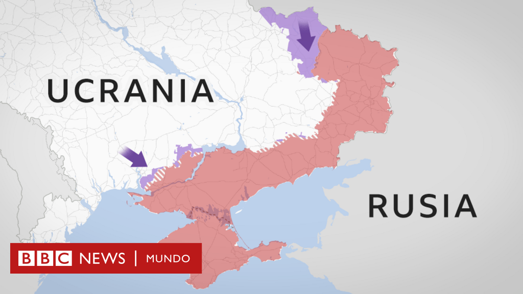 Los mapas que muestran el territorio recuperado por Ucrania tras su