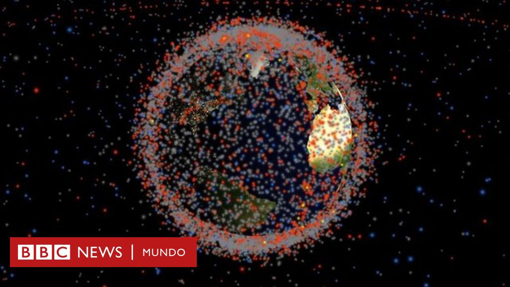 El fascinante mapa que muestra en tiempo real todos los satélites y la  basura espacial que orbitan la Tierra - BBC News Mundo