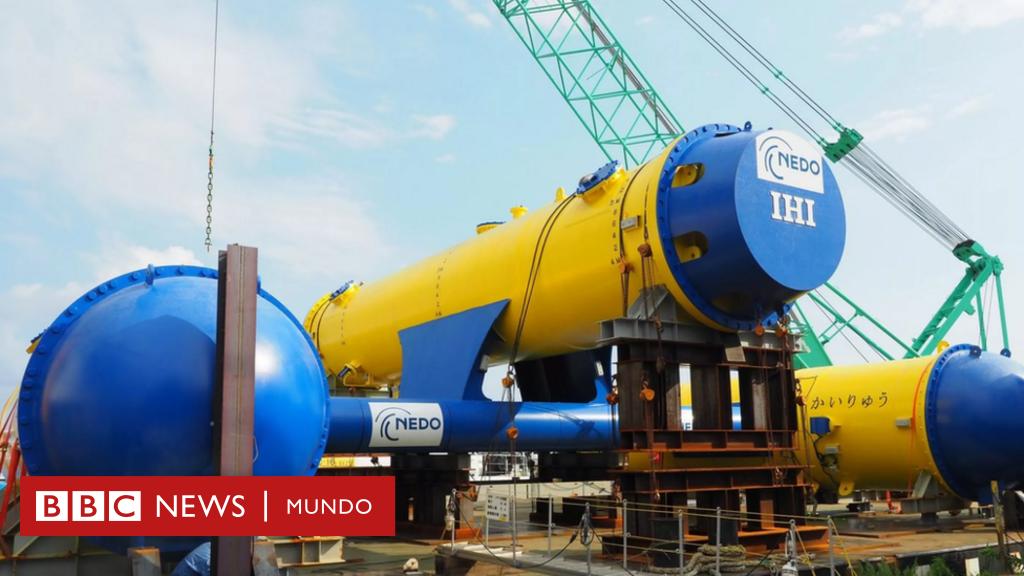 Kairyu, la gigante turbina submarina que Japón espera convertir en el "futuro de la energía"