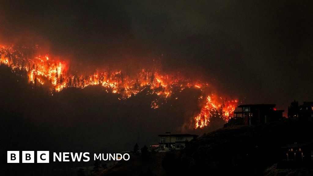 Incendios en Canadá: las imágenes que muestran el avance del fuego en la provincia de Columbia Británica donde fue declarado estado de emergencia