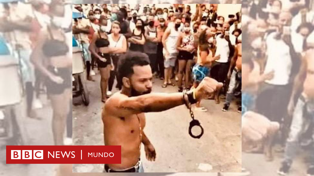 Lo que está pasando en Cuba ahora es la muestra de que este pueblo se  cansó, que ya no aguanta más&quot;: Maykel Osorbo - BBC News Mundo