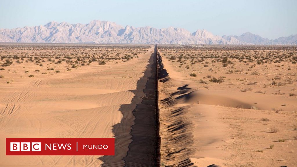 El mapa y las imágenes que muestran cómo es el muro que ya existe en la  frontera entre México y Estados Unidos - BBC News Mundo