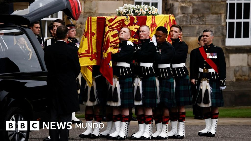 En fotos: el cortejo fúnebre de la reina Isabel II en su último recorrido por Reino Unido