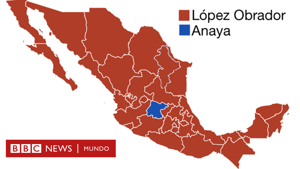 Elecciones en México: el único estado de los 32 de México en el que no ganó  López Obrador - BBC News Mundo