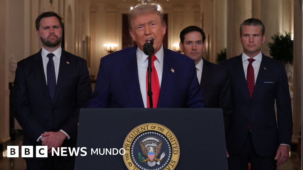 Trump declara victoria en la misión contra el programa nuclear iraní